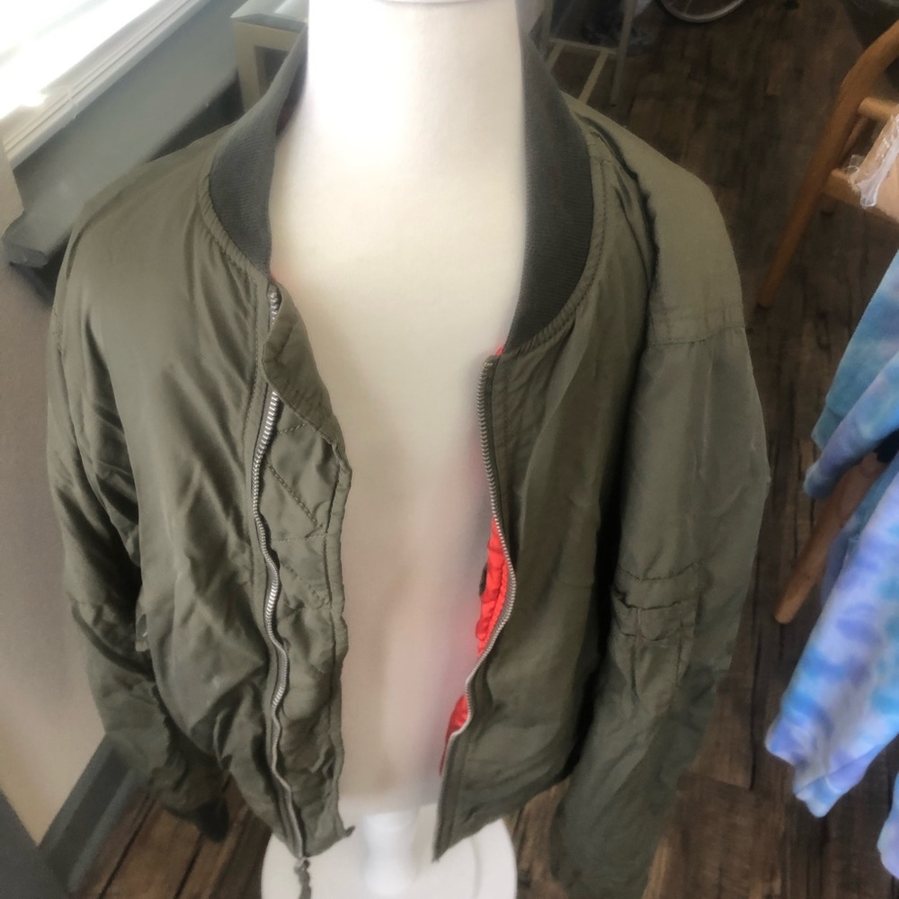 GAP green jacket